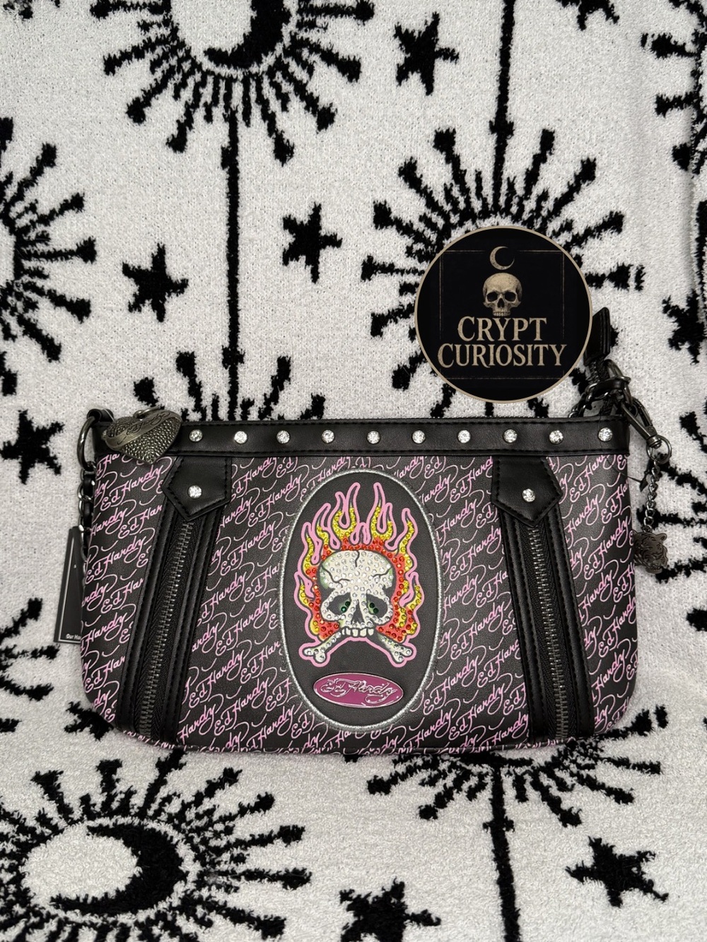 Ed Hardy Skull Shoulder Bag